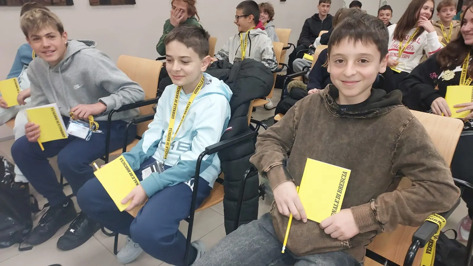 Le classi seconde D e E dell’istituto Luigi Einaudi di Marone