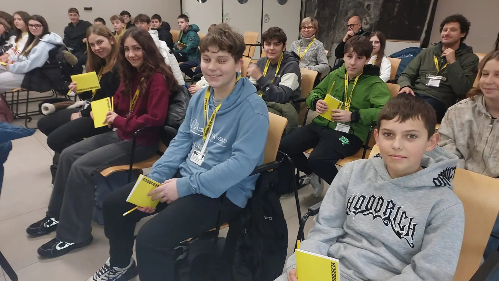 Le classi seconde D e E dell’istituto Luigi Einaudi di Marone