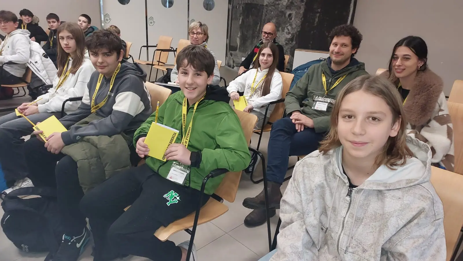 Le classi seconde D e E dell’istituto Luigi Einaudi di Marone