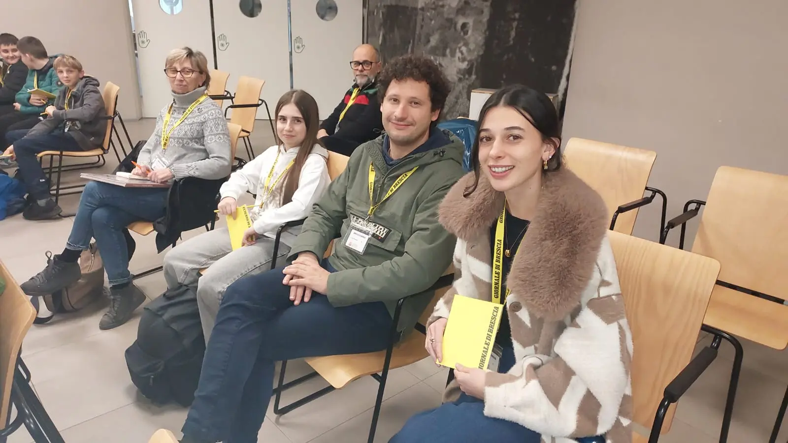 Le classi seconde D e E dell’istituto Luigi Einaudi di Marone