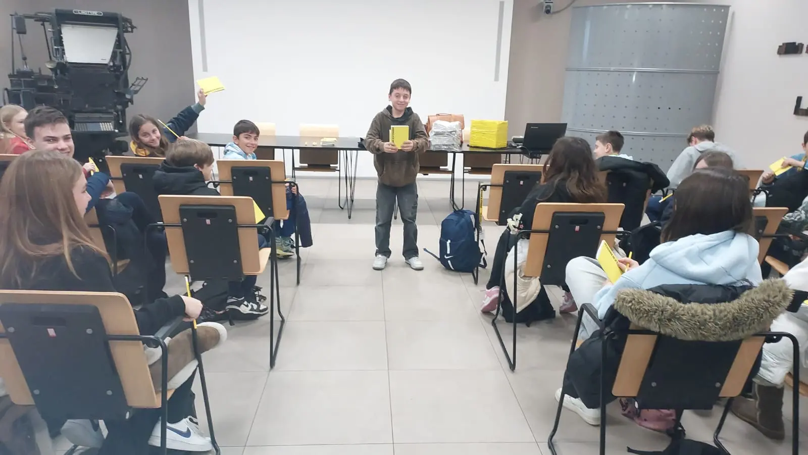 Le classi seconde D e E dell’istituto Luigi Einaudi di Marone