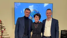 Ettore Prandini, Paola Pezzotti e Roberto Zampedri - © www.giornaledibrescia.it