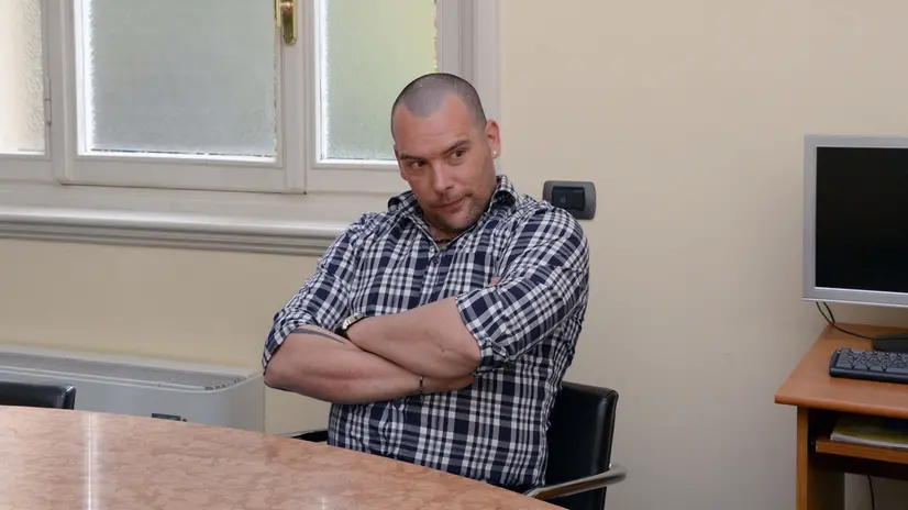 Oscar Maggi, ex operaio della fonderia Bozzoli di Marcheno - Foto Marco Ortogni Neg © www.giornaledibrescia.it