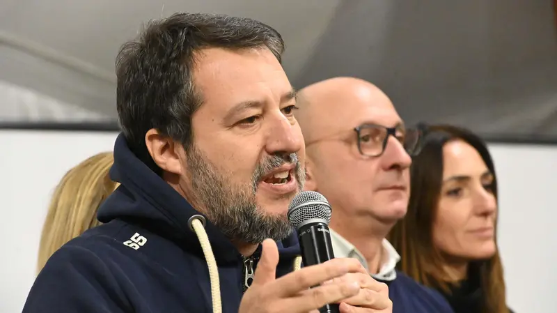 Il vicepremier Matteo Salvini - Foto Marco Ortogni/Neg © www.giornaledibrescia.it