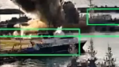 Un sottomarino russo colpito da un drone subacqueo