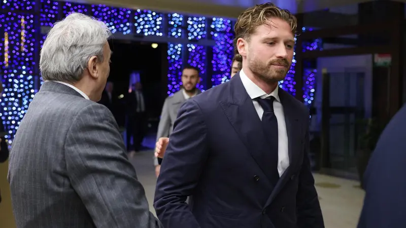 Stefano Gori con il presidente Pasini - Media house Union Brescia