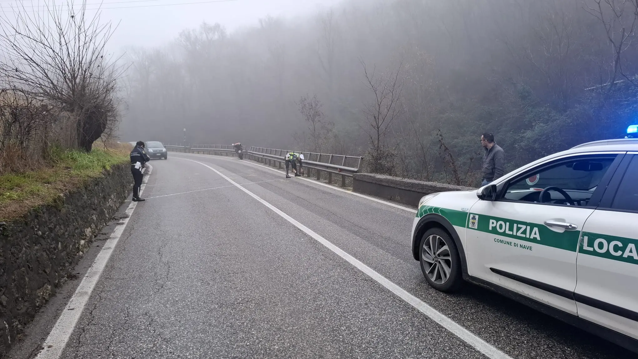 L'incidente sulla Sp 237
