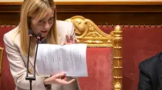 La premier Giorgia Meloni - Foto Ansa /Riccardo Antimiani