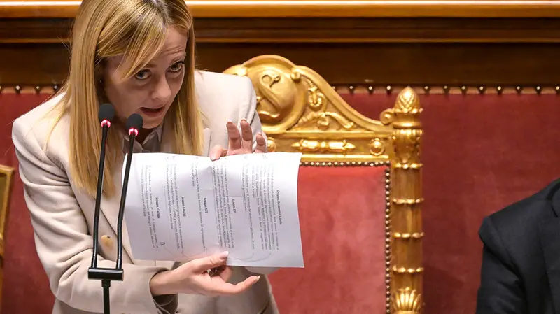 La premier Giorgia Meloni - Foto Ansa /Riccardo Antimiani