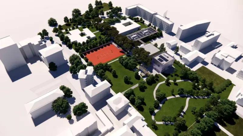 Come sarà il polo multifunzionale - © www.giornaledibrescia.it