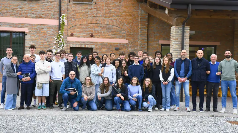 Il gruppo che ha preso parte all'hackathon