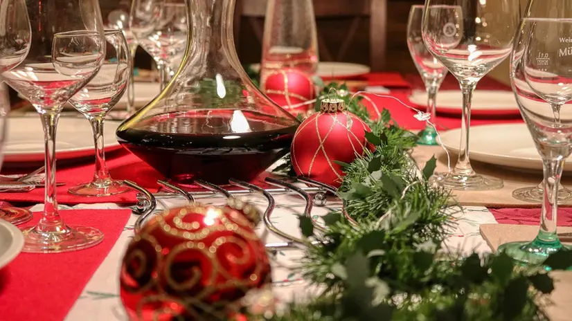 Una tavola imbandita per Natale