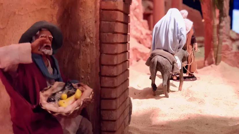 Il tradizionale presepe artistico di Zocco
