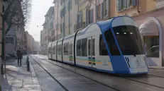 Il progetto del tram in via Mazzini - © www.giornaledibrescia.it