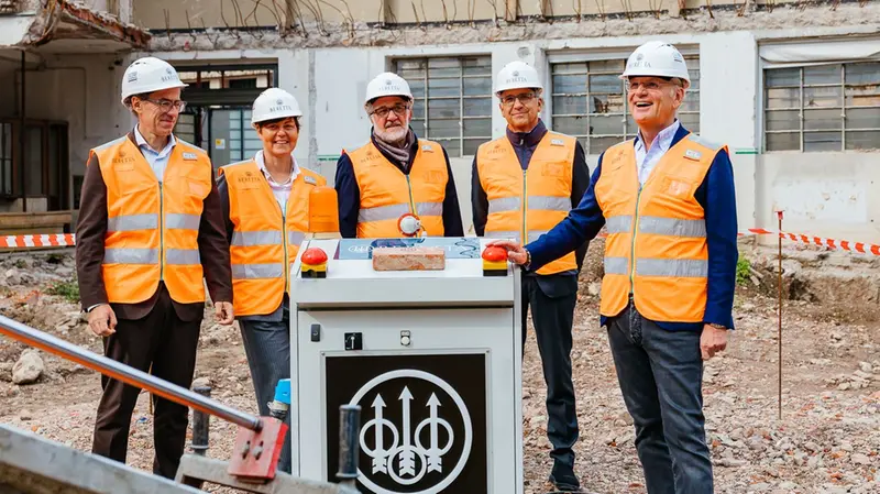 L'avvio dei lavori del nuovo Innovation hub - © www.giornaledibrescia.it