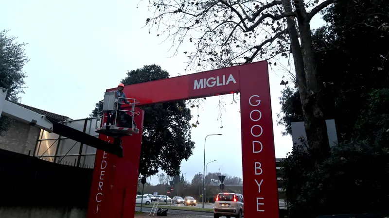 L'ingresso al museo Mille Miglia - Gabriele Strada /Neg © www.giornaledibrescia.it