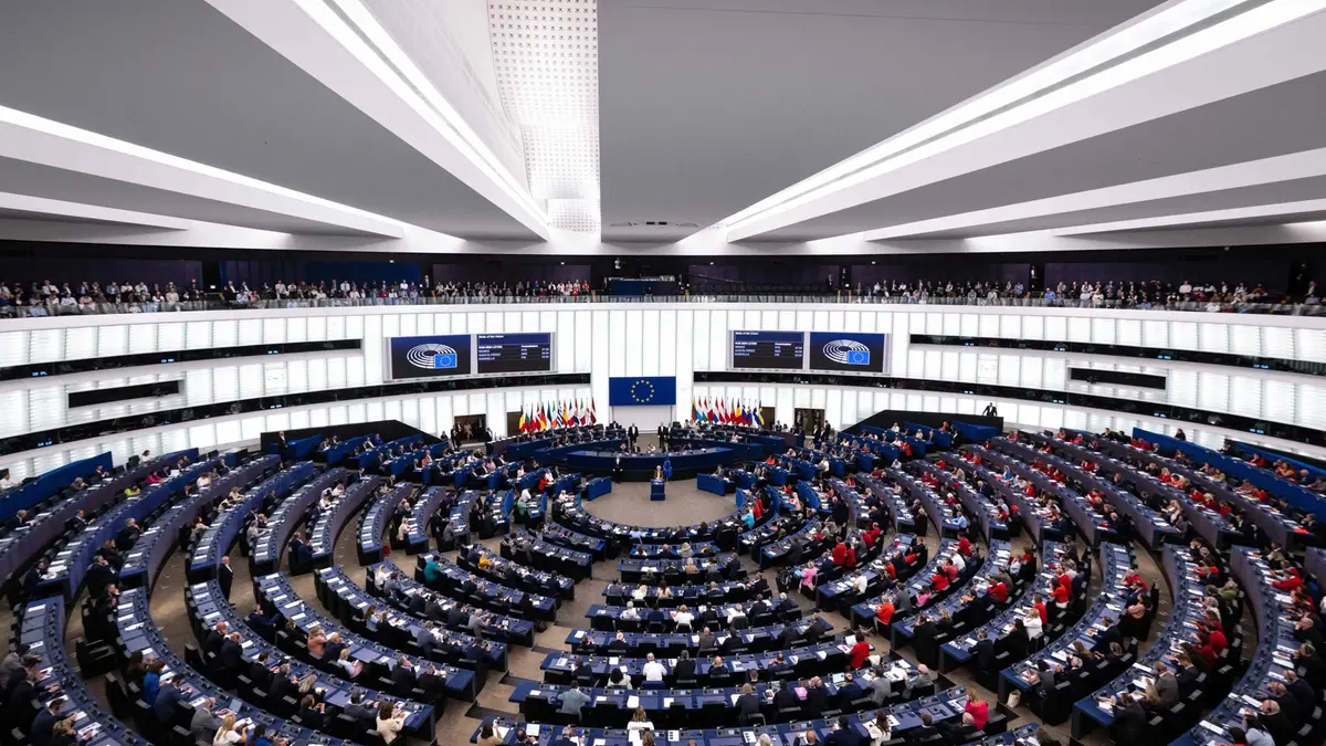Una sessione plenaria al Parlamento - Foto Ansa/Afp © www.giornaledibrescia.it