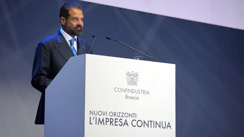 Il presidente di Confindustria Brescia Paolo Streparava