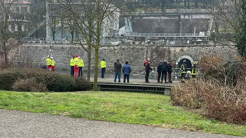 Il luogo delle ricerche al parco Metelli - © www.giornaledibrescia.it