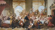 Il «Convito di Baldassarre», opera di Giuseppe Tortelli