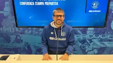 Matteo Cotelli in conferenza stampa - © www.giornaledibrescia.it