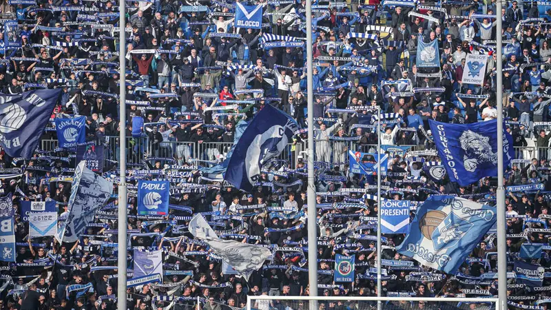 La Curva nord al Rigamonti - Foto New Reporter Paletti  © www.giornaledibrescia.it