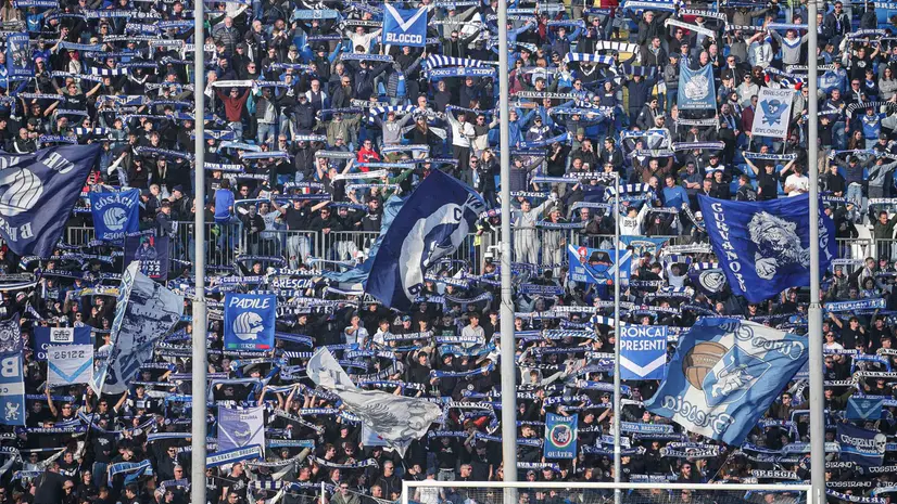 La Curva nord al Rigamonti - Foto New Reporter Paletti  © www.giornaledibrescia.it