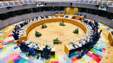 La riunione del Consiglio europeo - Foto Ansa © www.giornaledibrescia.it