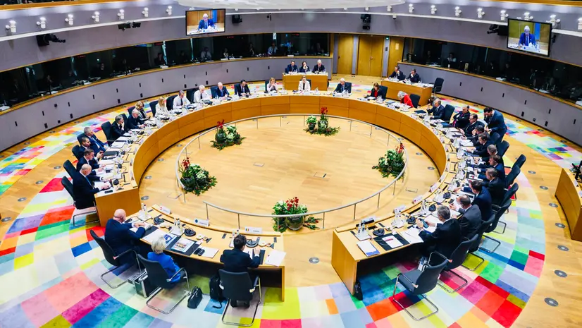 La riunione del Consiglio europeo - Foto Ansa © www.giornaledibrescia.it