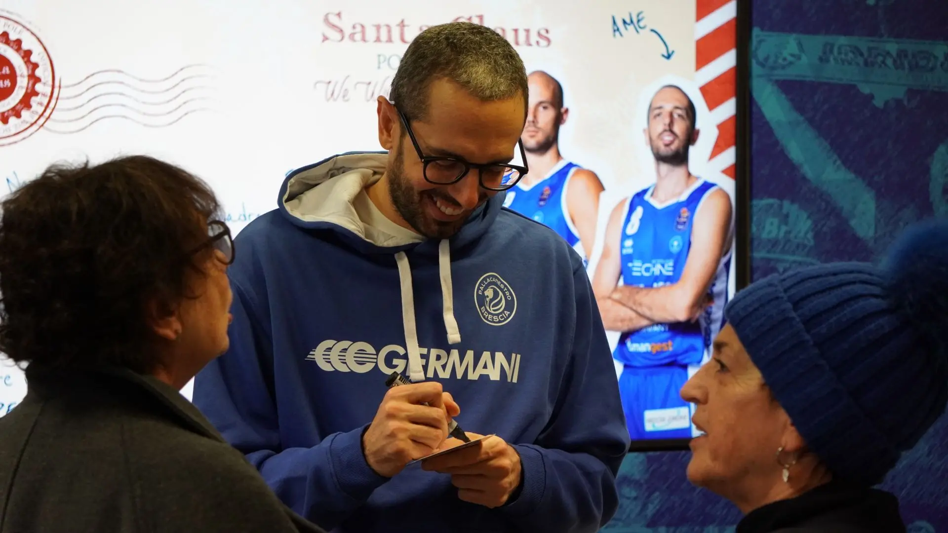 Germani Pallacanestro Brescia: Meet & Greet natalizio a San Zeno
