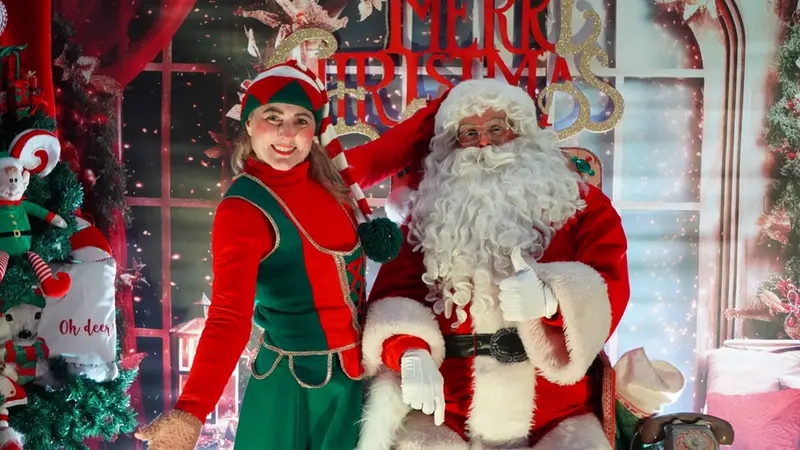 Nel pomeriggio ha aperto la Casa di Babbo Natale