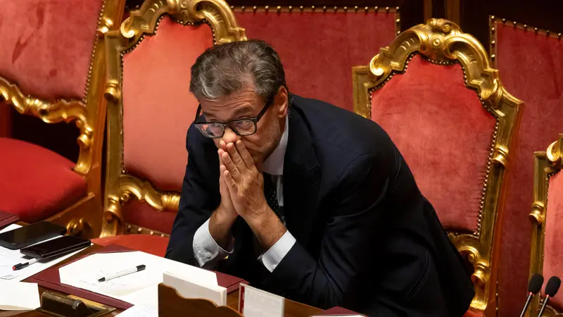 Il ministro dell'Economia, Giancarlo Giorgetti - Foto Ansa © www.giornaledibrescia.it