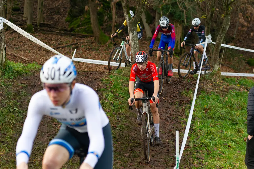 SPORT CICLISMO SABBIOCHIESE ALLIEVI 1 M CLETEN CICLOCROSS nella foto MOMENTO DELLA GARA 20/12/2025 mazzocchi@newreporter