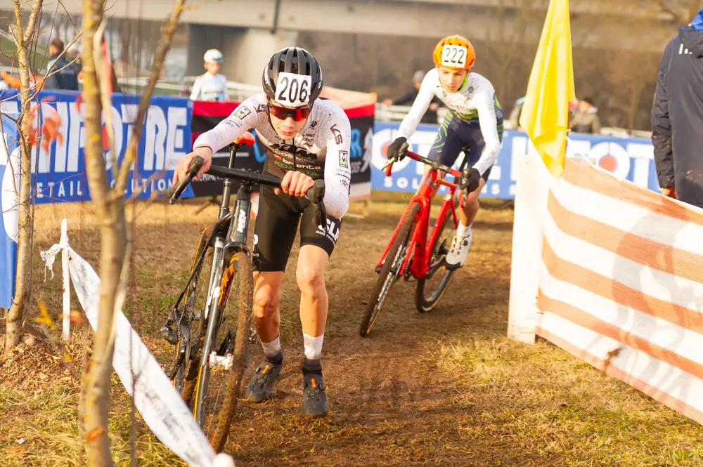 SPORT CICLISMO SABBIOCHIESE ALLIEVI 2 M + ALL DONNE CLETEN CICLOCROSS nella foto MOMENTO DELLA GARA 20/12/2025 mazzocchi@newreporter