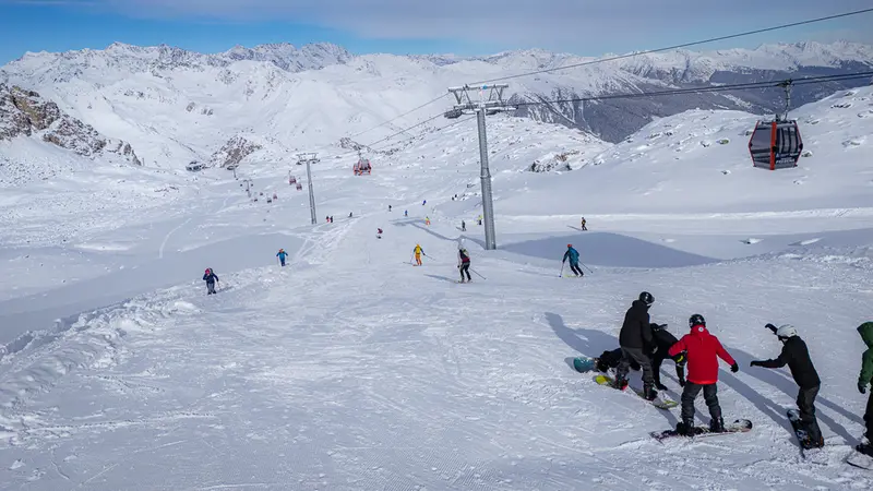 Uno degli impianti del comprensorio Pontedilegno-Tonale - Foto Mauro Mariotti