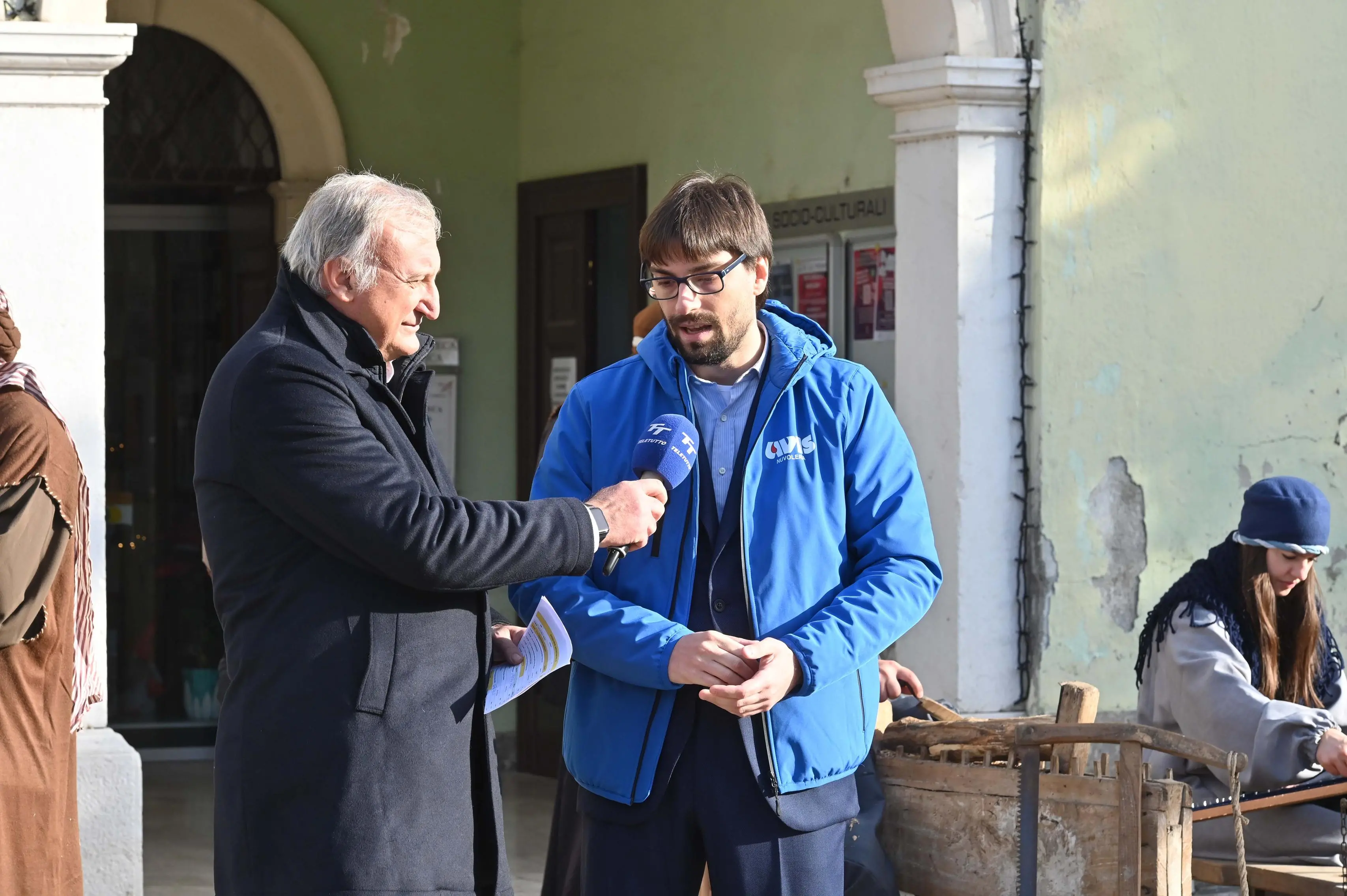 Nuvolera protagonista di In piazza con noi