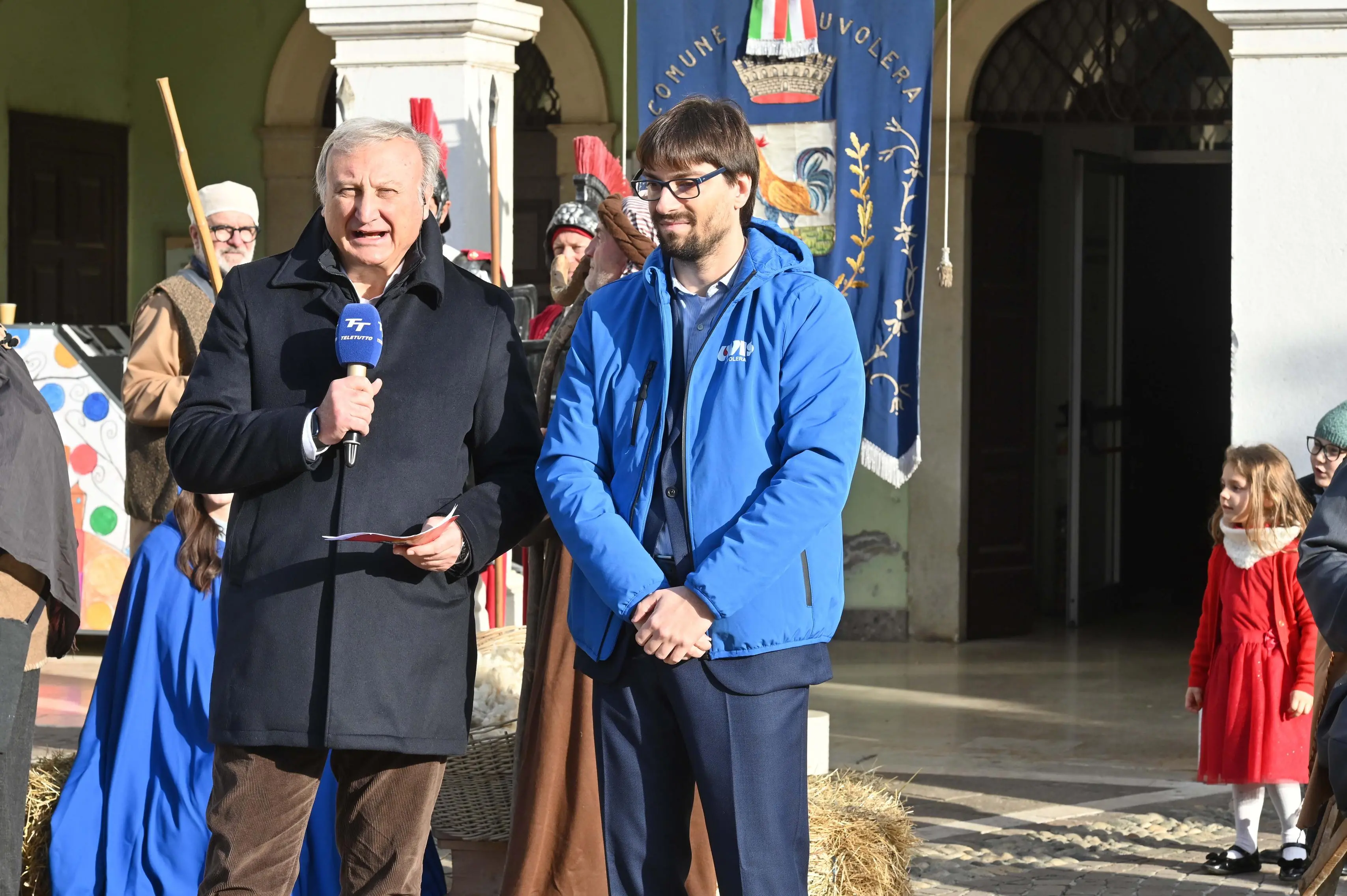 Nuvolera protagonista di In piazza con noi