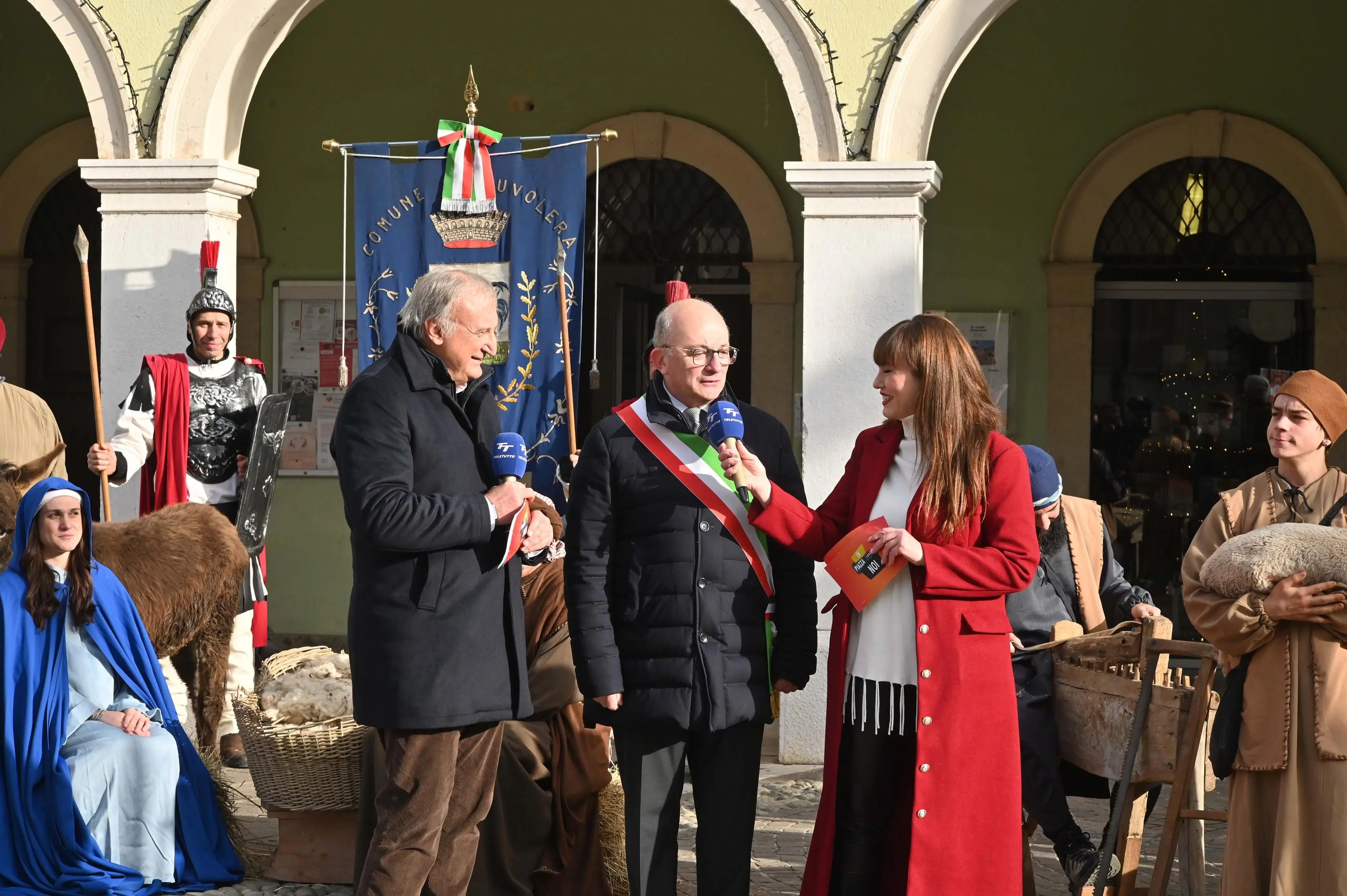 Nuvolera protagonista di In piazza con noi