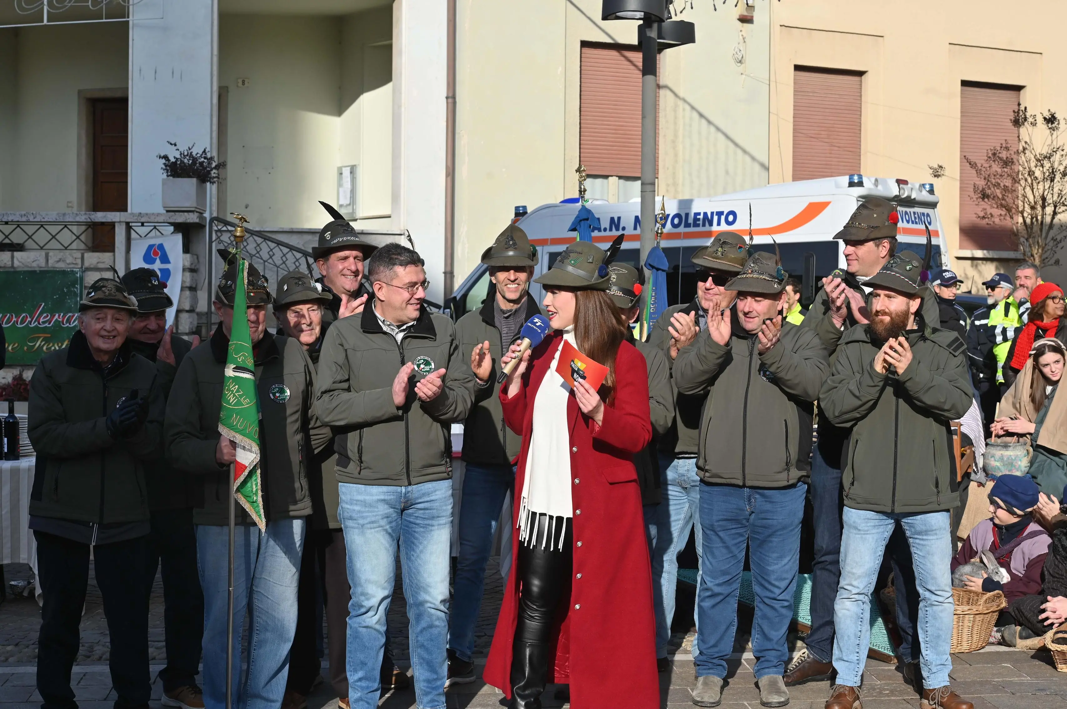 Nuvolera protagonista di In piazza con noi