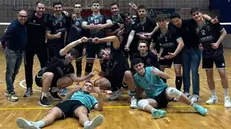 L'esultanza della Ferramenta Astori Montichiari - © www.giornaledibrescia.it