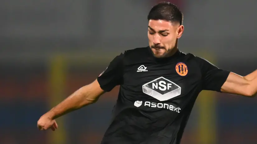 Bertoli, autore del momentaneo 1-0 - Foto New Reporter Biasi © www.giornaledibrescia.it