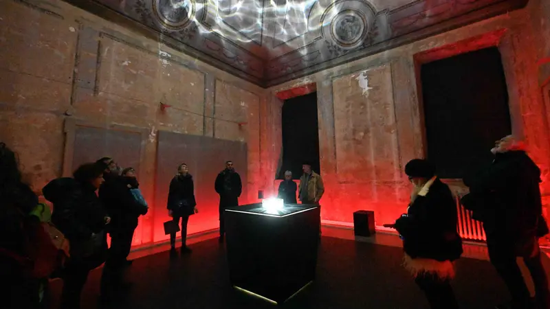 Effetti visivi e sonori per toccare e sentire lo scioglimento del ghiacciaio - Foto Marco Ortogni/Neg © www.giornaledibrescia.it