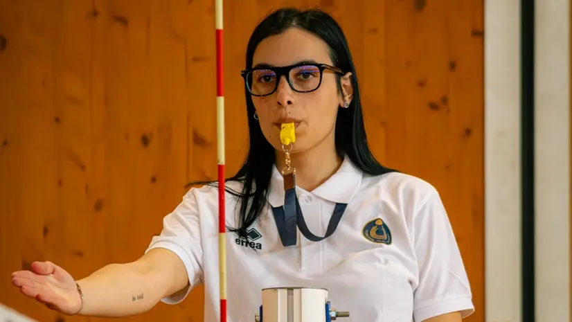 Un'arbitra - Foto Rabaioli © www.giornaledibrescia.it