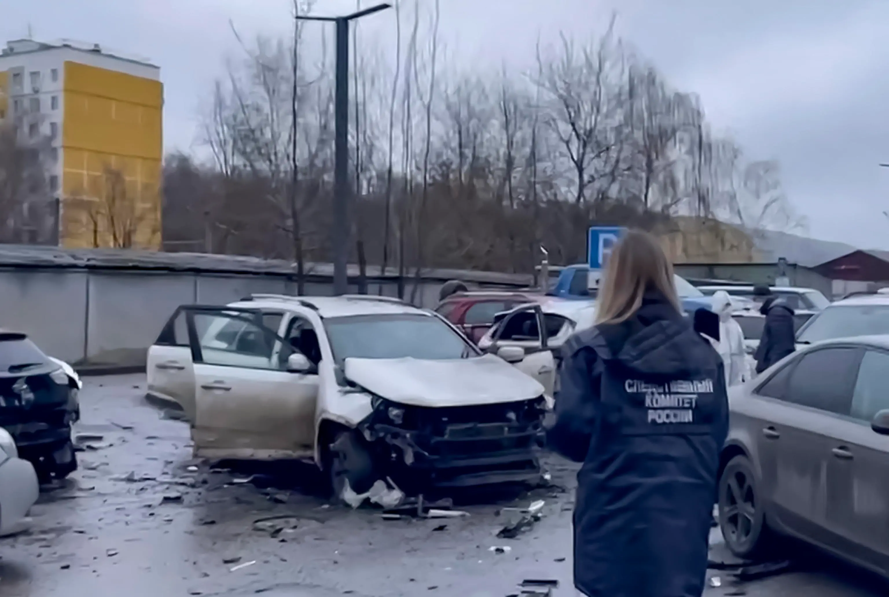 L'auto fatta esplodere a Mosca