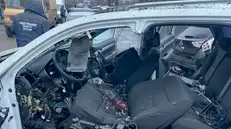 L'auto fatta esplodere a Mosca