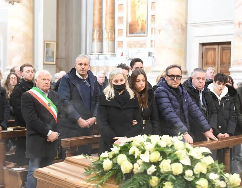 I funerali del ciclista Michele Dancelli a Castenedolo