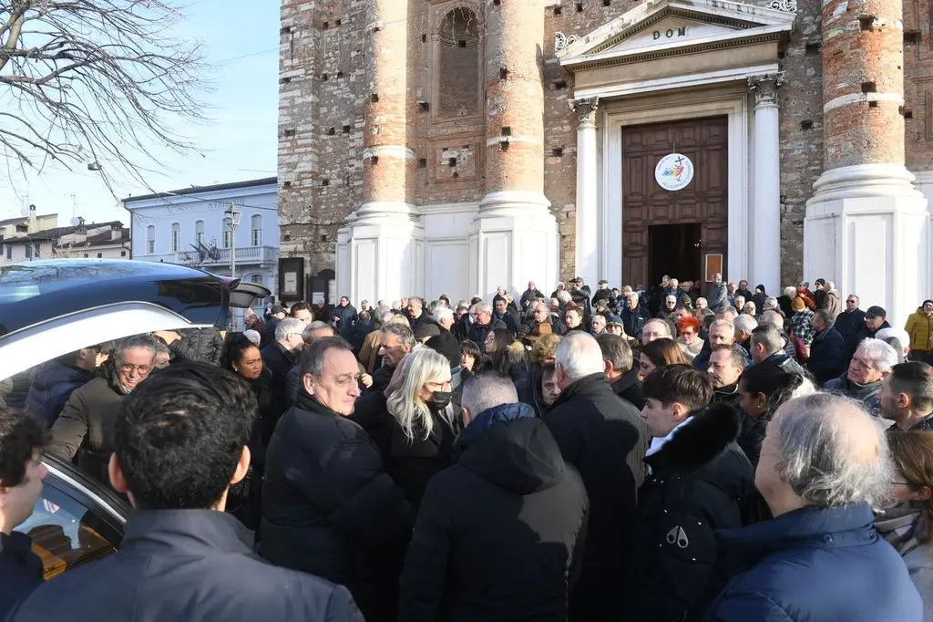 I funerali del ciclista Michele Dancelli a Castenedolo