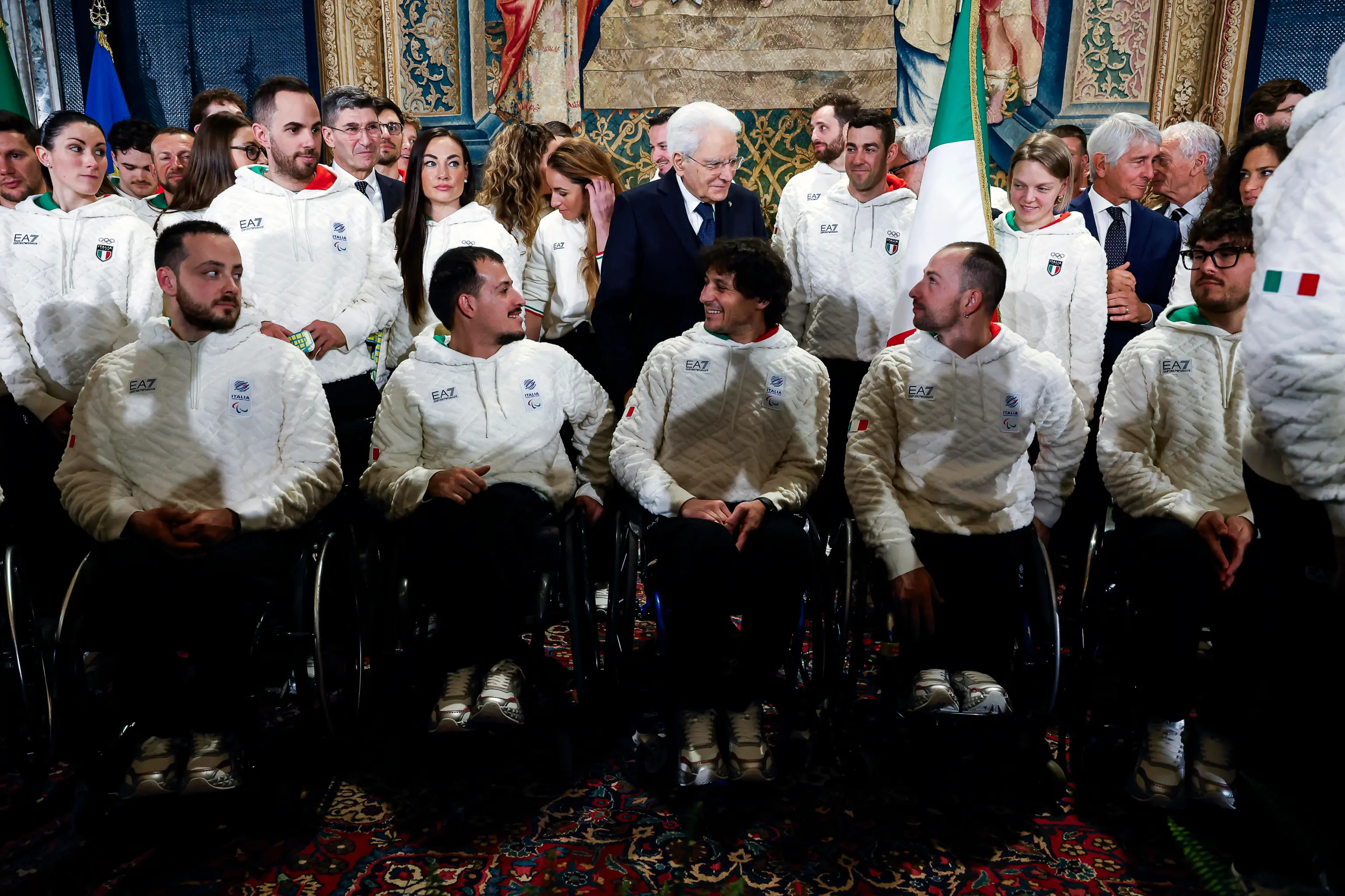 Milano-Cortina, la cerimonia al Quirinale da Mattarella