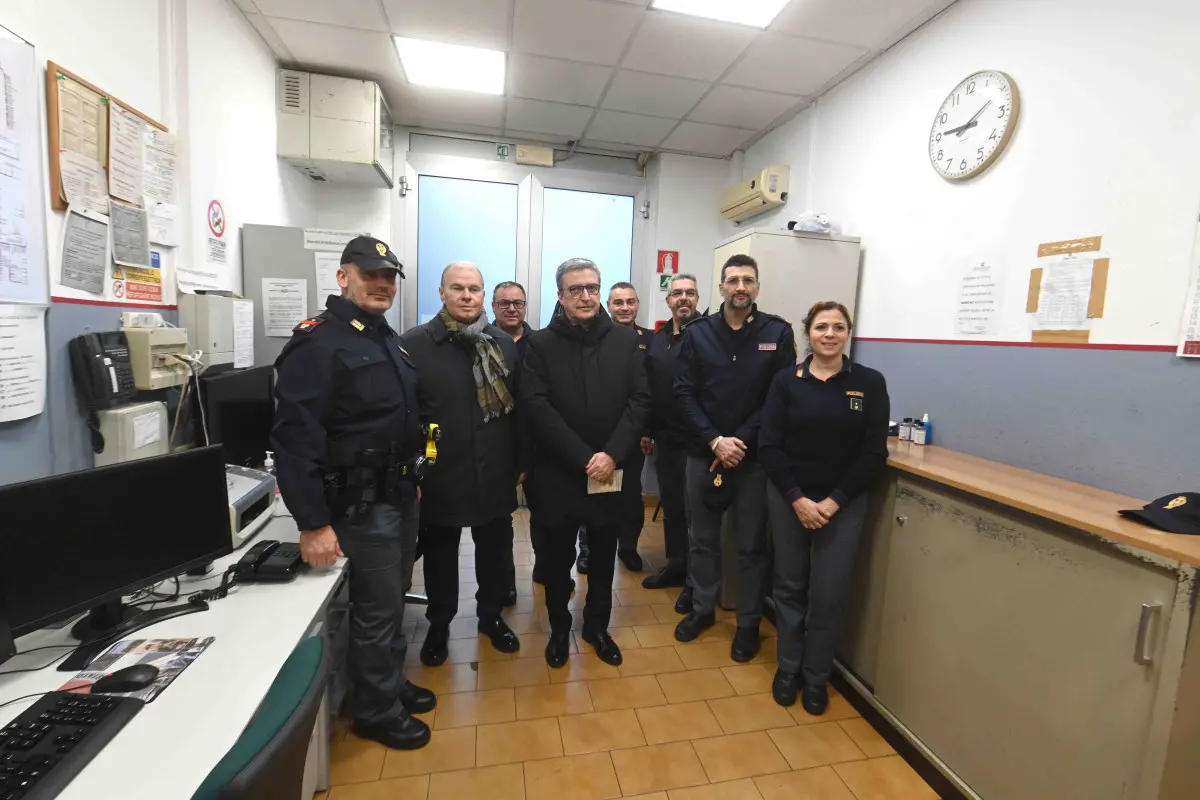 Questore e prefetto in visita alla Polfer