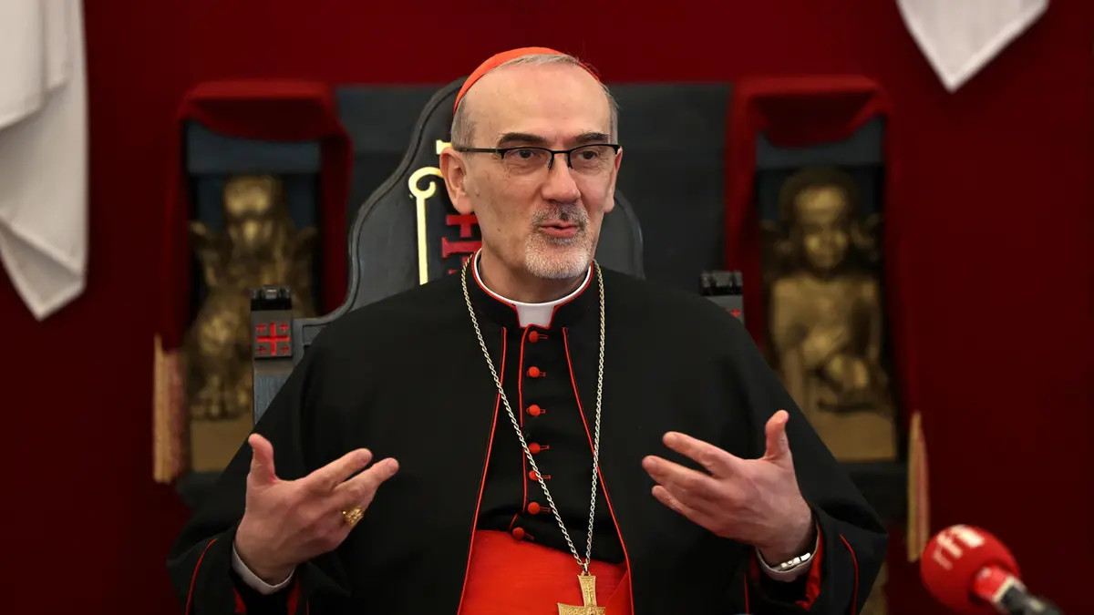 Il cardinale Pierbattista Pizzaballa - Foto Epa/Atef Safadi © www.giornaledibrescia.it